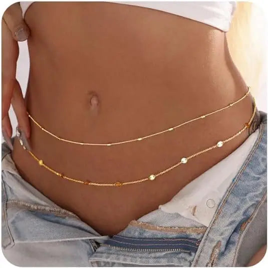 Women Waterproof belly Chain
