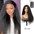 Synthetic  Kinky Curly Hair Wig 16/22 Inch Afro  Headband Wig Shoulder Length Black Kinky Curly Wigs for Women