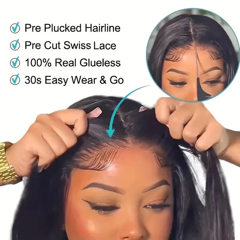 Glueless Wig Straight Human Hair Wigs