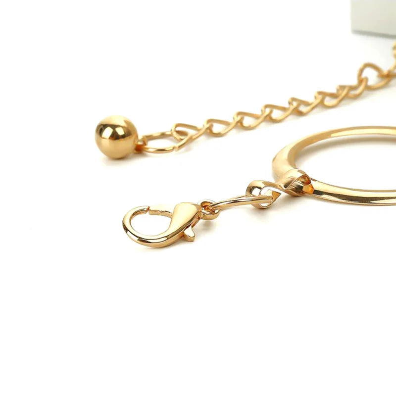 Ladies Geometric Long Belly Chain