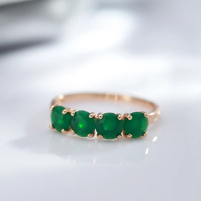 100% 18K Rose Gold Ring