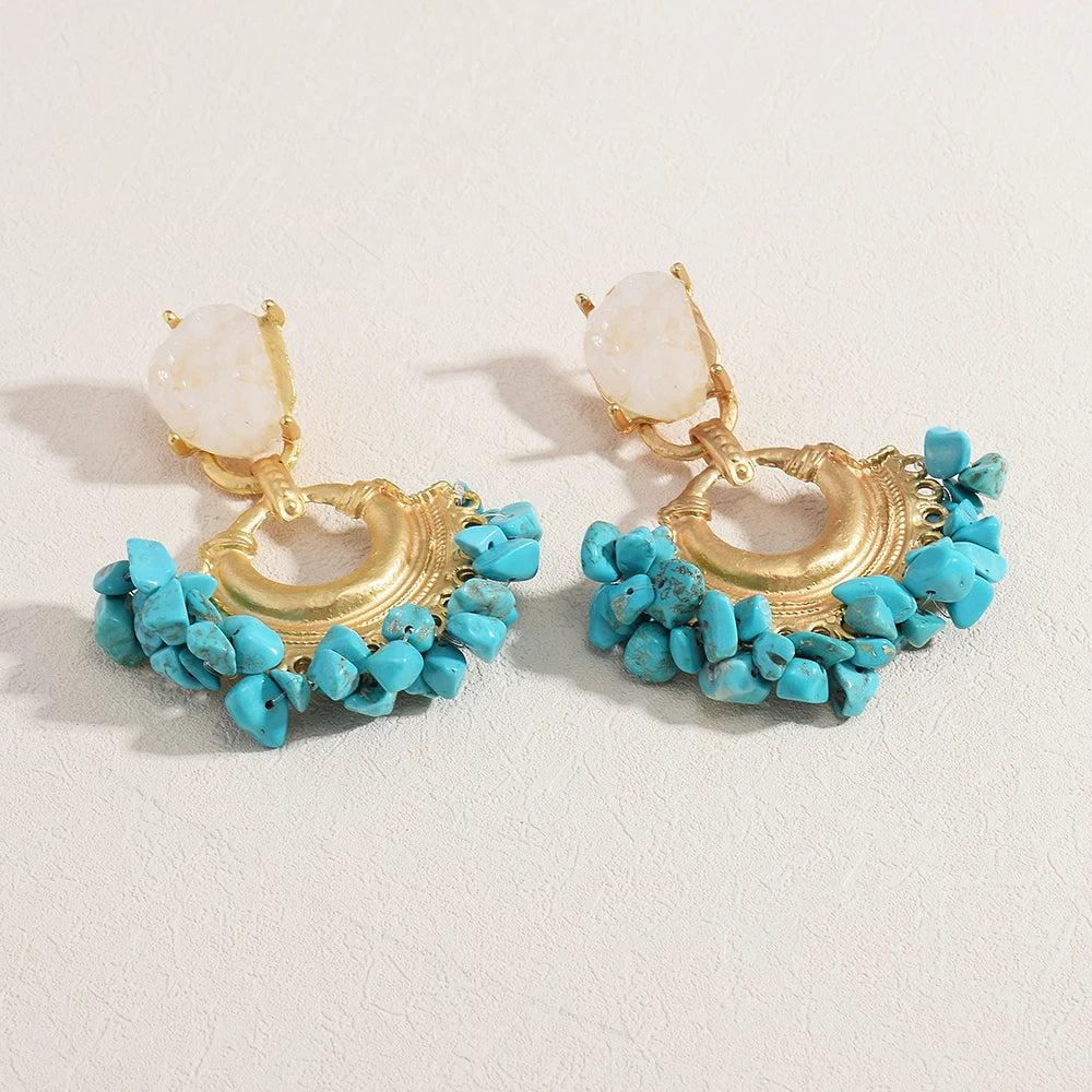 Vintage Handmade Beaded Earring