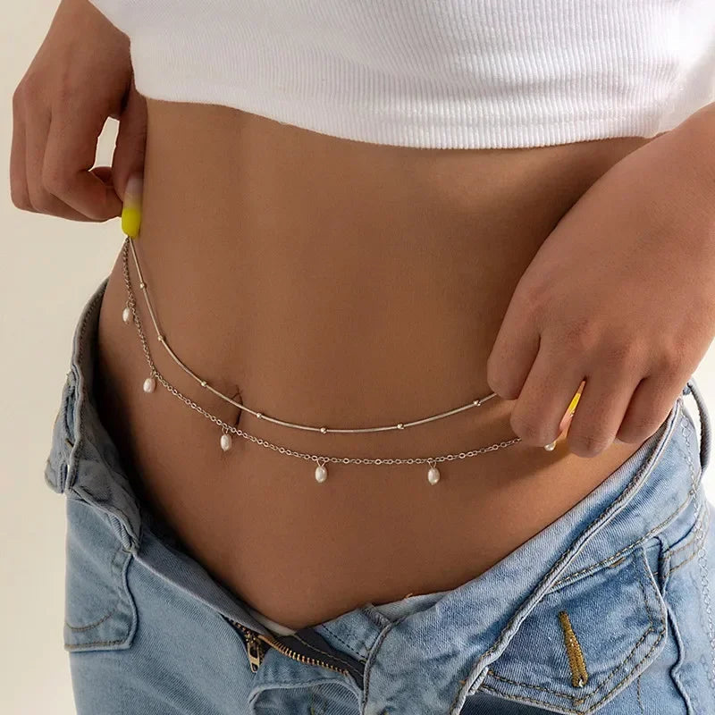 Women Waist Bead Belly Chain